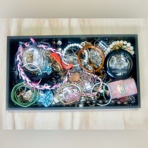 Big 2+ Pound Jewelry Scrap Broken Grab Bag DIY Repair Crafts Some Wearable